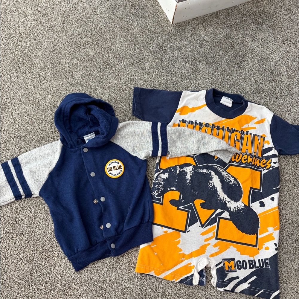 University of Michigan Vintage Toddler Lot